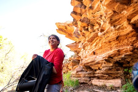 The students enjoyed hiking near William Grandstaff Canyon. Moab, UT. Photo by Eric Delphenich