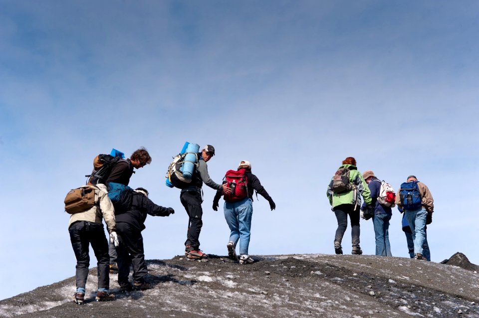 Glacier hike in Wrangell-St. Elias