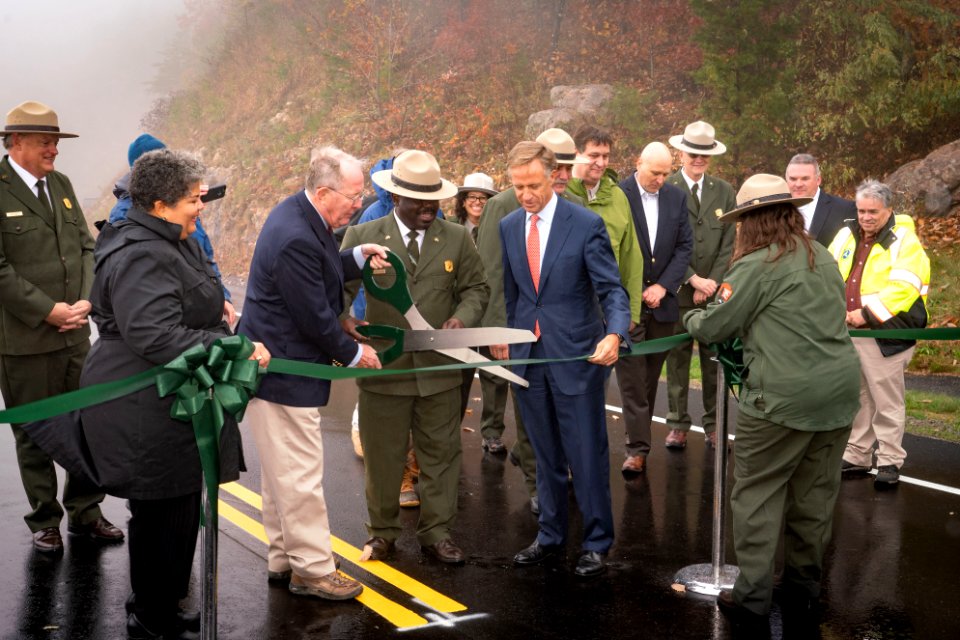 Foothills Parkway Ribbon Cutting, November 9, 2018--Joye Ardyn Durham