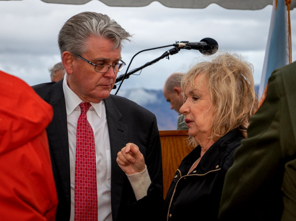 Foothills Parkway Ribbon Cutting, November 9, 2018--Joye Ardyn Durham