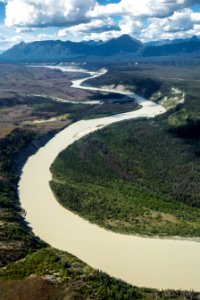 Chitina River and Tebay River Confluence photo