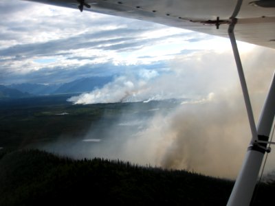 Chisana River Fire, 6/18/13 FWS photo by John Grafft
