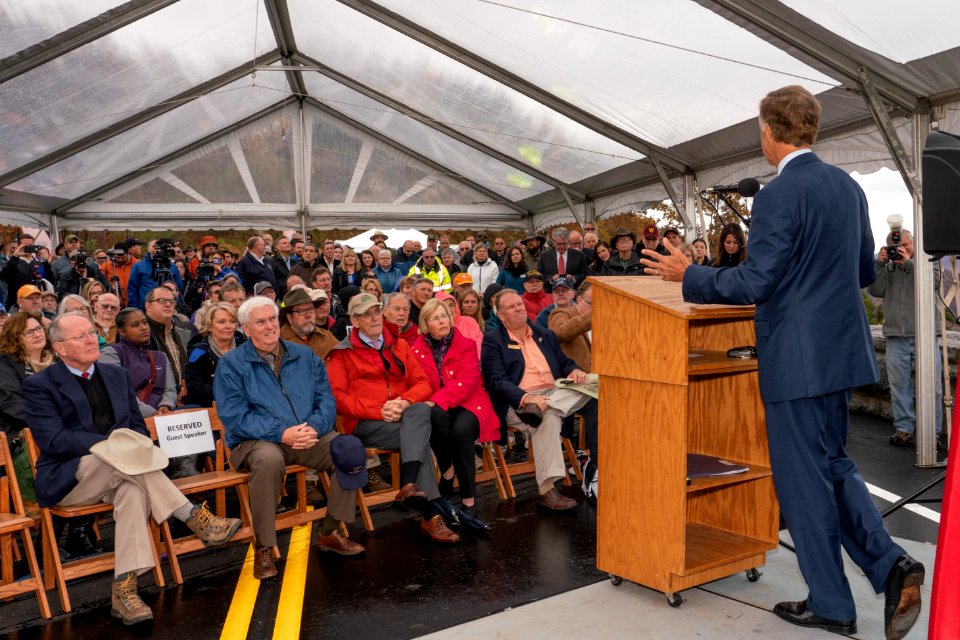Foothills Parkway Ribbon Cutting, November 9, 2018--Joye Ardyn Durham