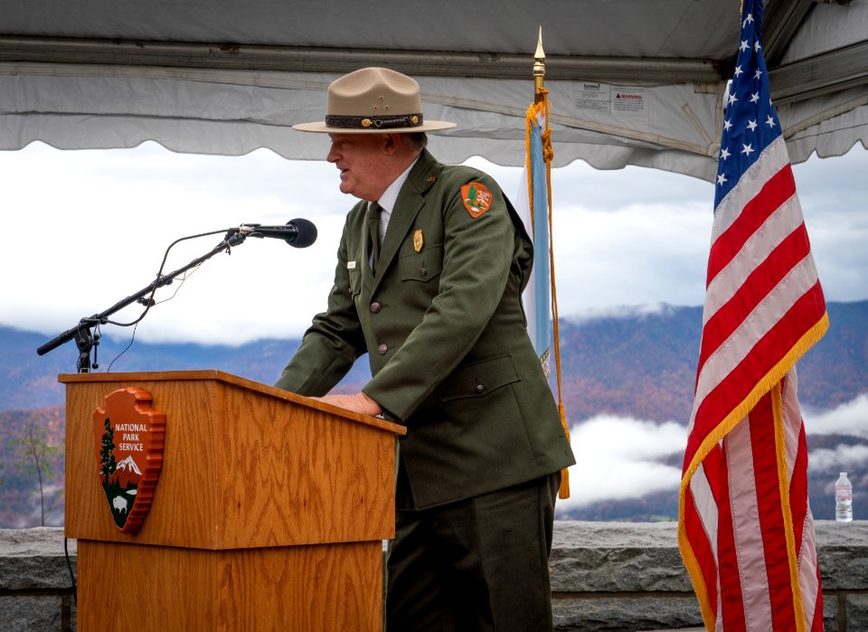 Foothills Parkway Ribbon Cutting, November 9, 2018--Joye Ardyn Durham