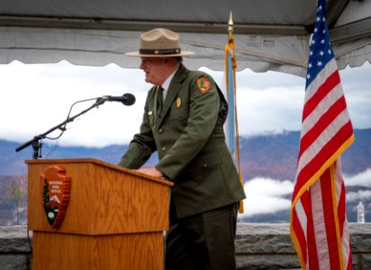 Foothills Parkway Ribbon Cutting, November 9, 2018--Joye Ardyn Durham