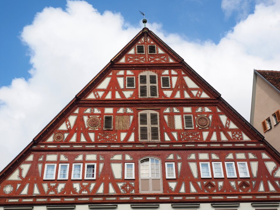 Truss architecture timber framed building photo