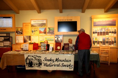 Smoky Mountain Historical Society at the 2018 Festival of Christmas Past, December 8, 2018--Warren Bielenberg