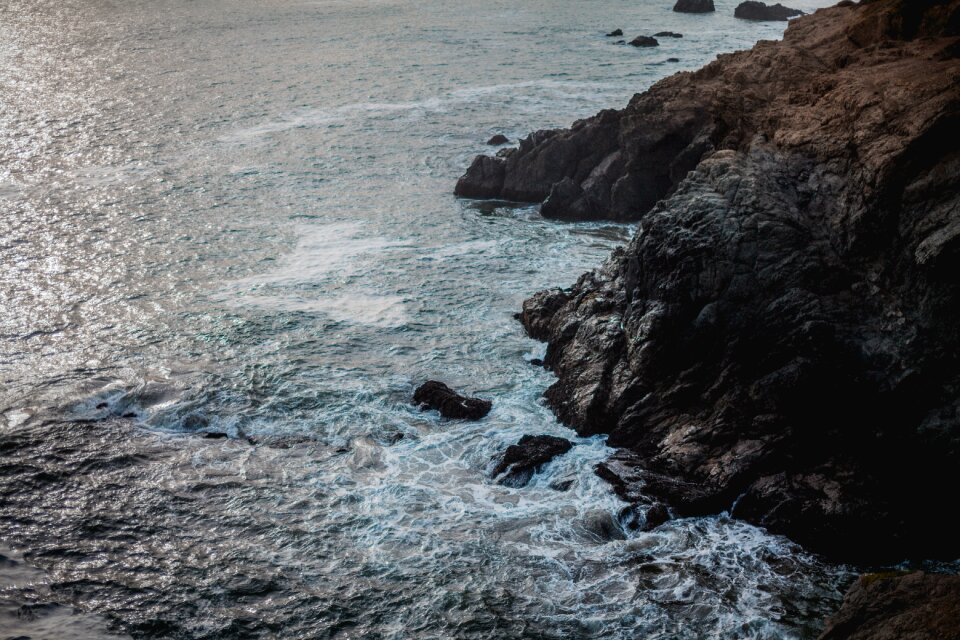 Cliff wild brackwater