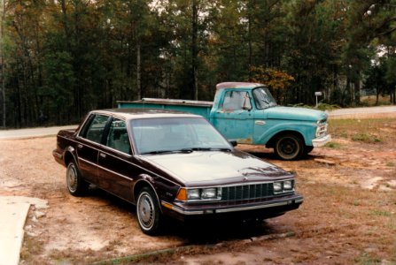 Buick Century and Ford Pickup