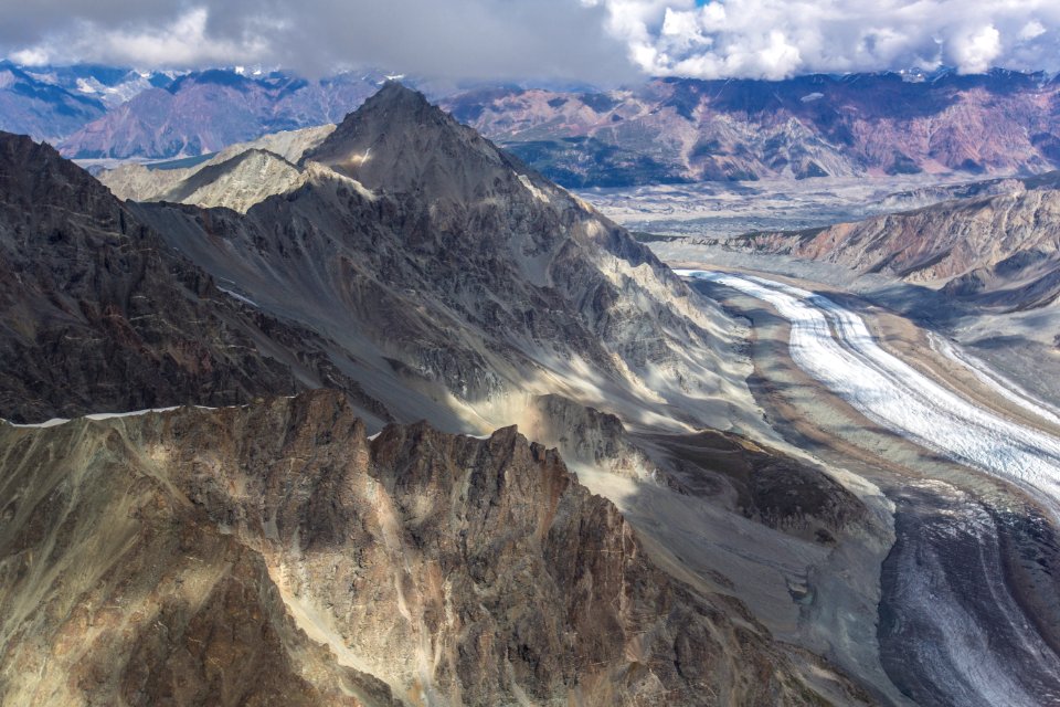 Baldwin Glacier Logan Glacier Confluence
