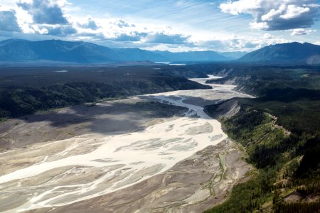 Chitina River Below the Nizina River Confluence photo