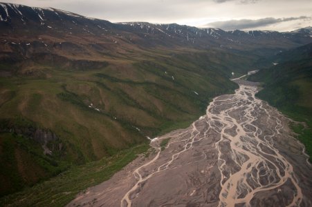 Aerial Photo from Wrangell-St. Elias National Park & Preserve