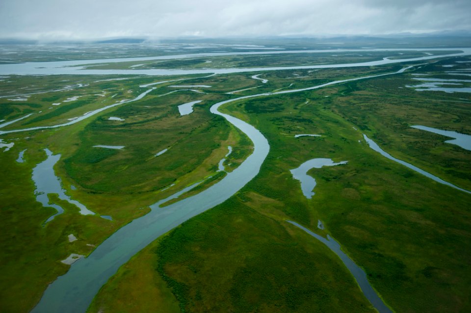 Near the mouth of the Kobuk River