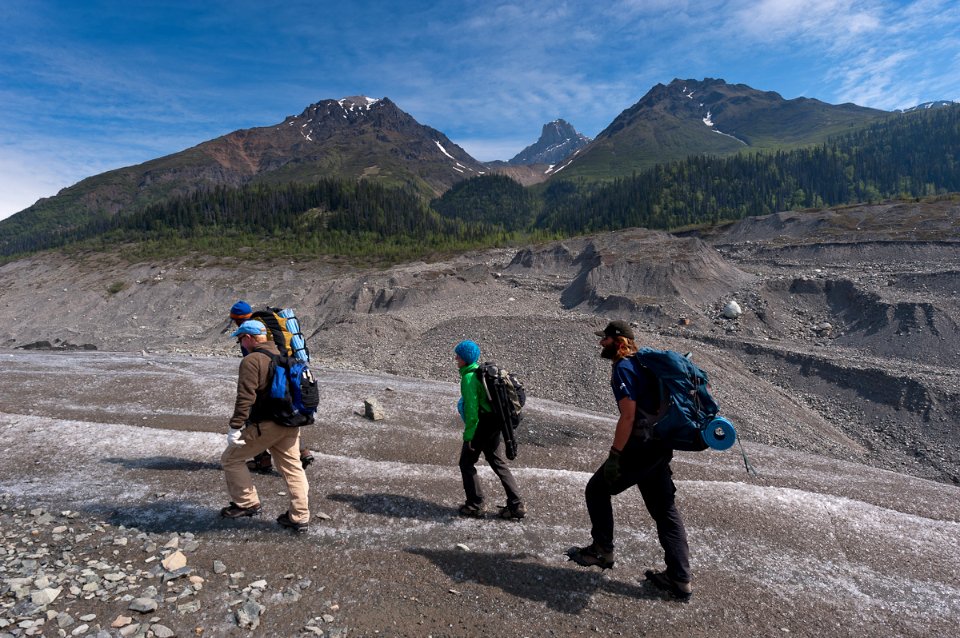 Glacier hike in Wrangell-St. Elias