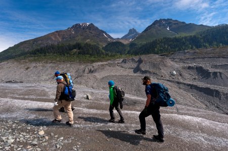 Glacier hike in Wrangell-St. Elias photo