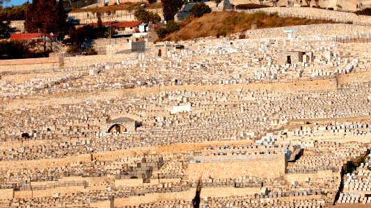The Jewish Cemetery on the Mount of Olives photo