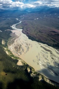 Chitina River Below the Nizina River and Chakina River Confluences (2) photo