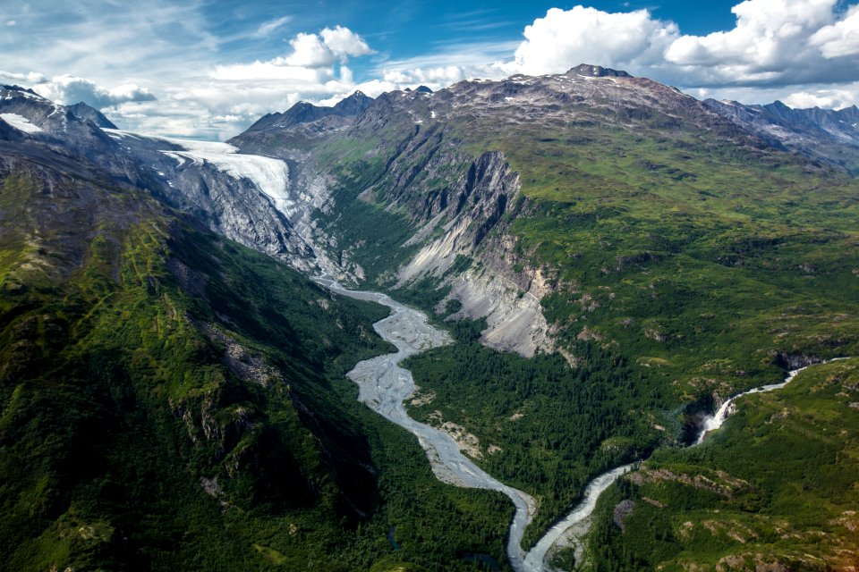 Little Bremner Glacier, Little Bremner River, and Tebay Falls (2)