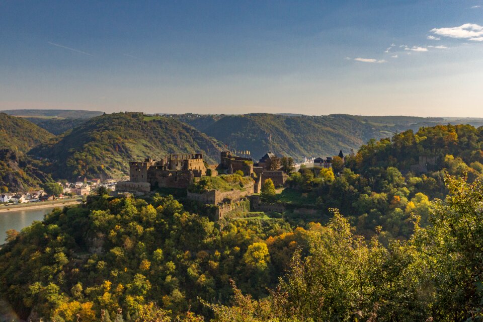 Middle rhine historical river