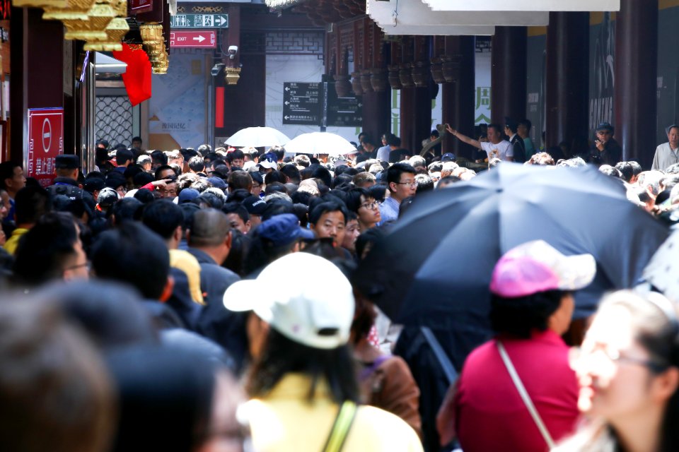 Shanghai visiting Yu Garden on May holiday