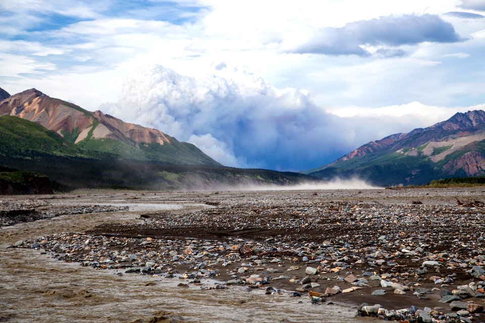 Sandless Fire, Denali NP, 2013