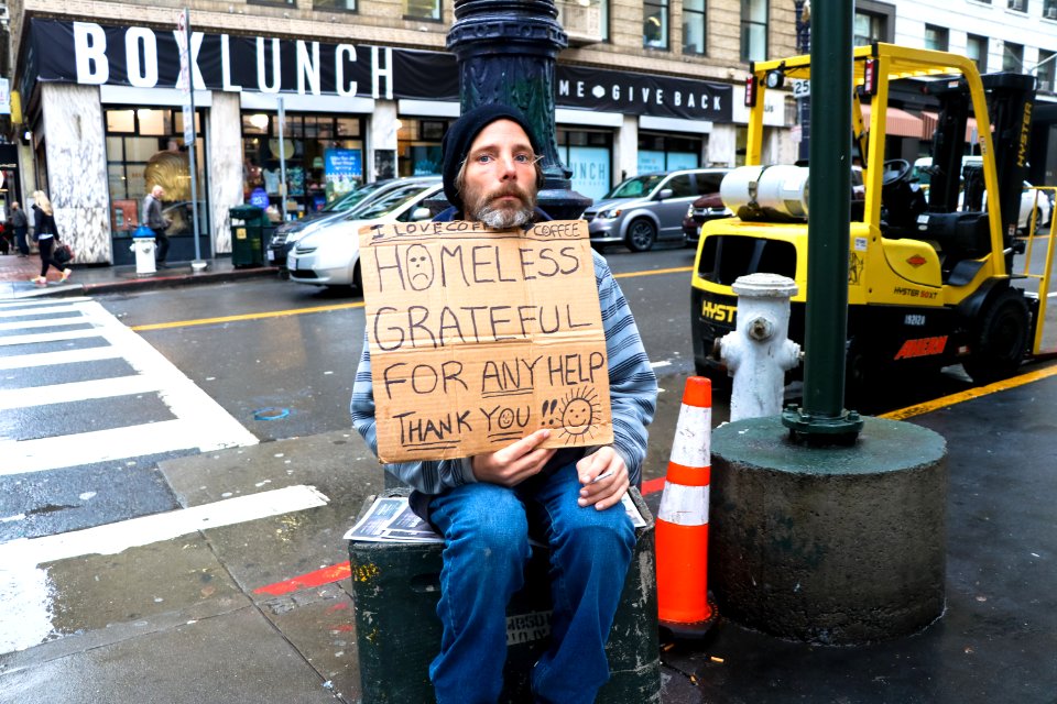 Homeless grateful for any help - San Francisco