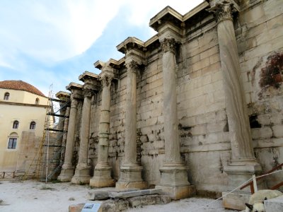 Entrance of the library of Hadrian
