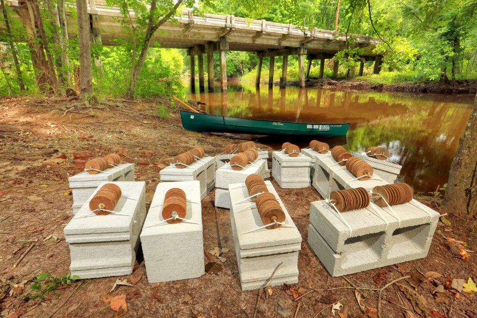 U.S. Geological Survey, Sample Site, South Fork Edisto River, at U.S. Highway 321, Orangeburg and Bamberg Counties, South Carolina 3
