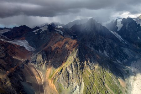 West side of Hawkins Glacier photo