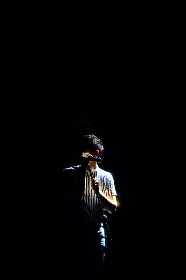 Stage performance black