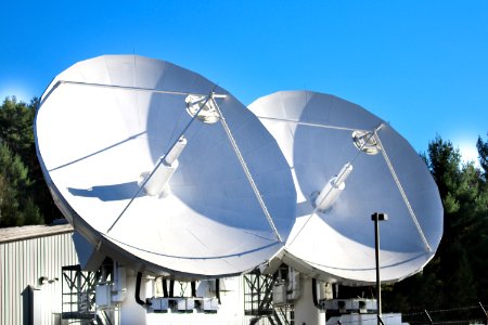 Satellite dishes photo