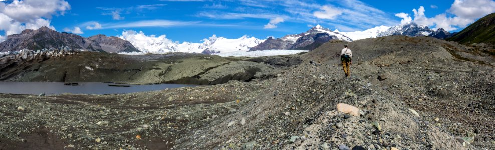 Hiking the Lateral Moraine of the Kennicott Glacier (2) - Donoho Basin