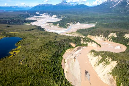 Nizina River and Kennicott River Confluence photo