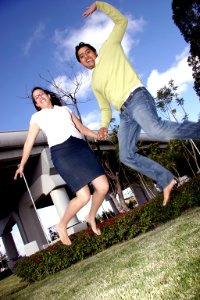 jumping to the sky
