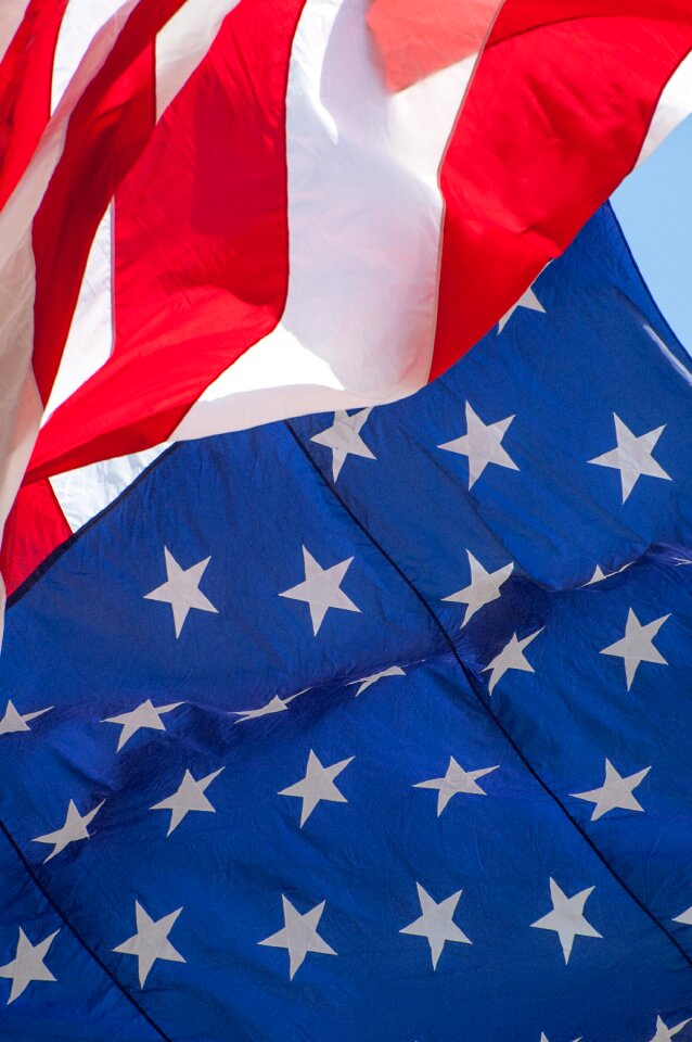 American usa american flag waving