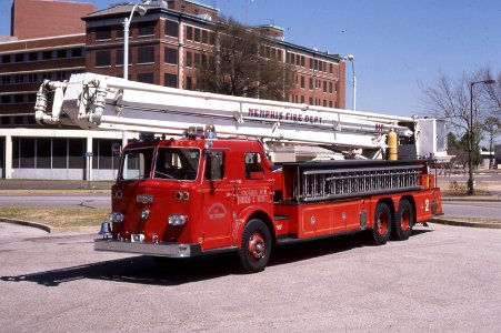 1969 Pirsch 85 foot snorkel truck No. 2, Memphis Fire Department