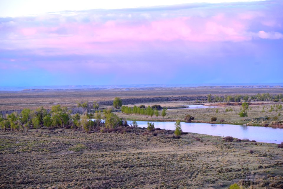 Horseshoe Bend overlook at Seedskadee National Wildlife Refuge