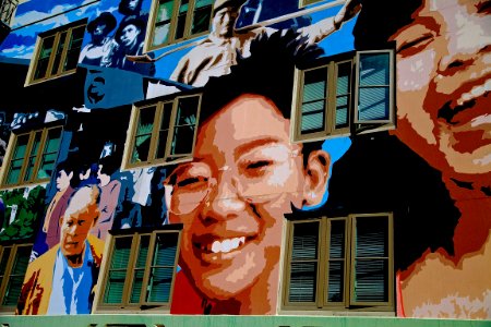Chinatown Wall Art, San Francisco, California photo
