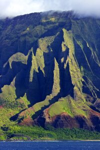 Steep nature landscape