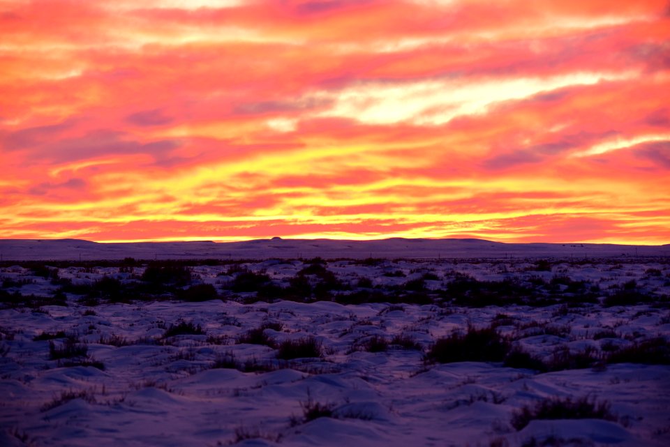 Sunset at Seedskadee National Wildlife Refuge