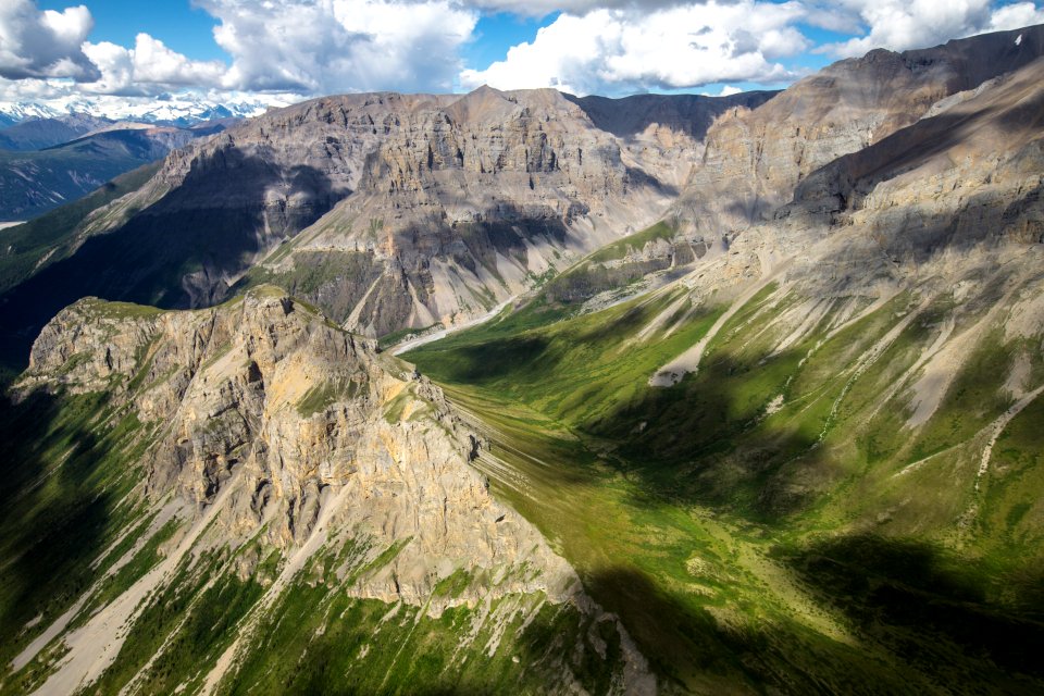 Dan Creek Area - Lime Butte, Nikolai Butte, and Joshua Green Peak