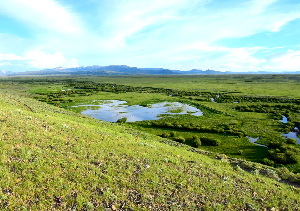 The Illinois River and adjacent wetlands and oxbows on Arapaho National Wildlife Refuge