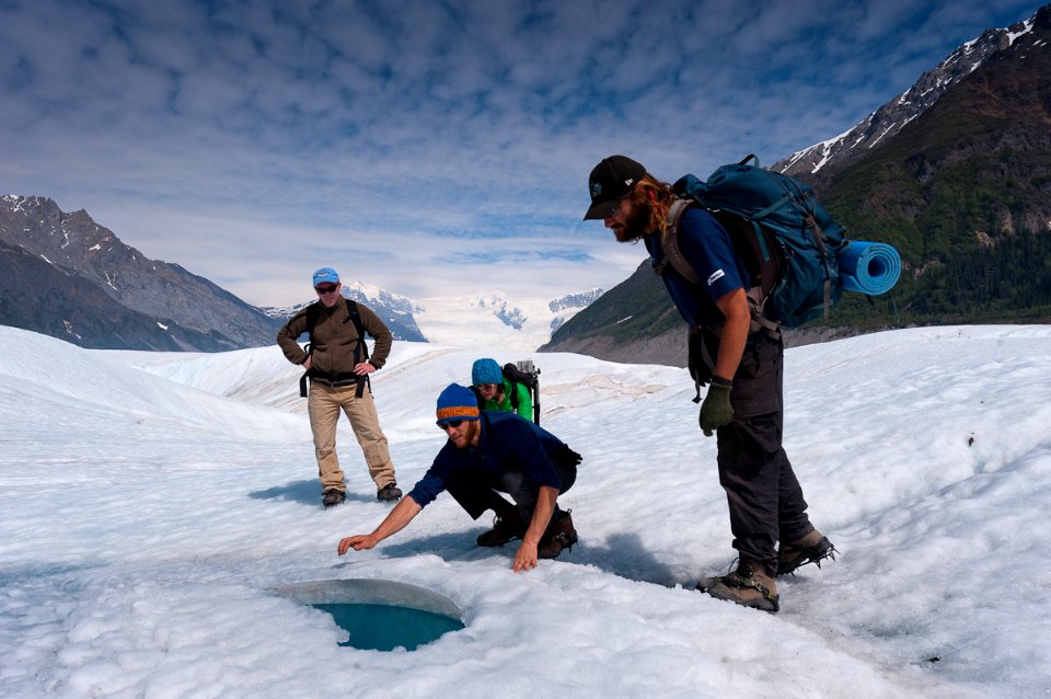 Glacier hike in Wrangell-St. Elias