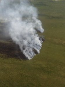 Chisana River 2 Fire Arial Photo June11
