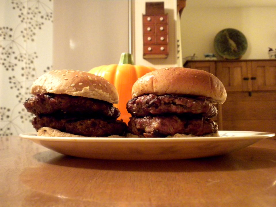 Bison burgers