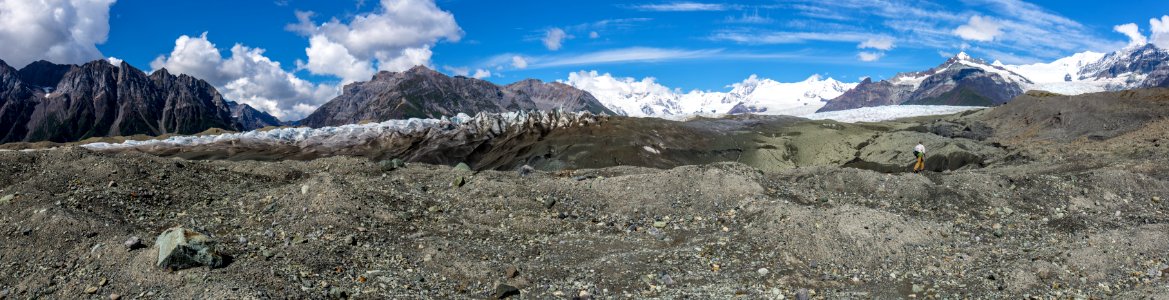 Hiking the Lateral Moraine of the Kennicott Glacier - Donoho Basin photo