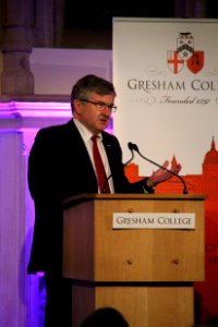 Professor Sir Richard Evans, Provost of Gresham College
