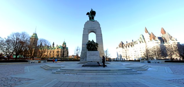 National War Memorial Canadian Tomb of the Unknown Soldier Panorama