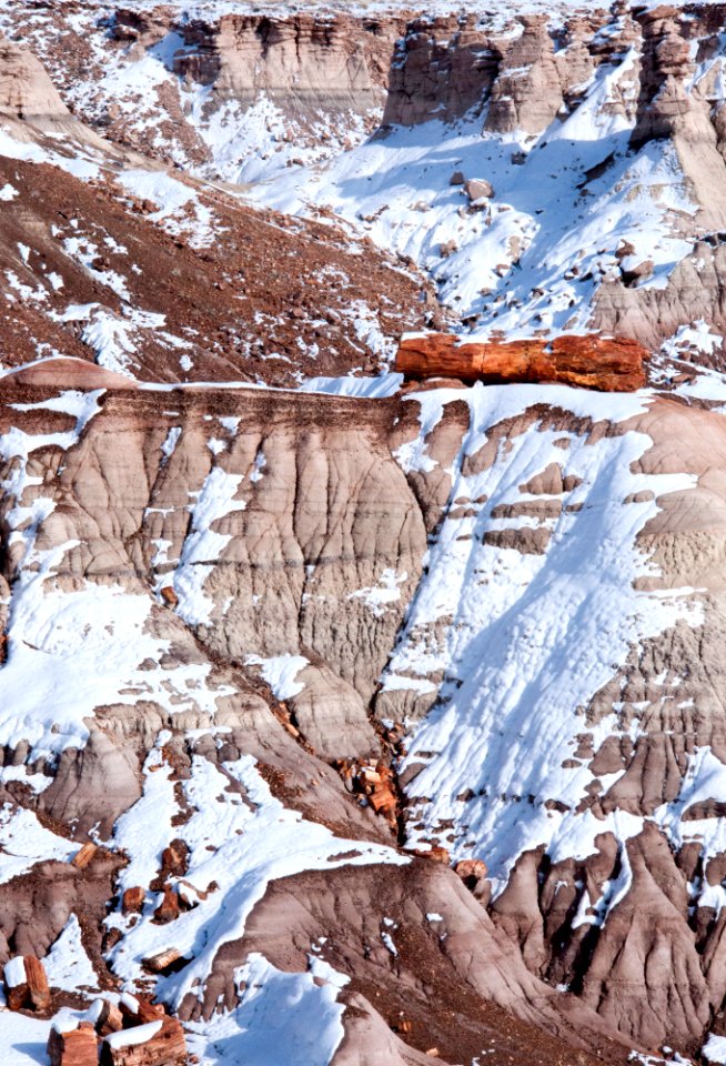 Blue Mesa in the Snow