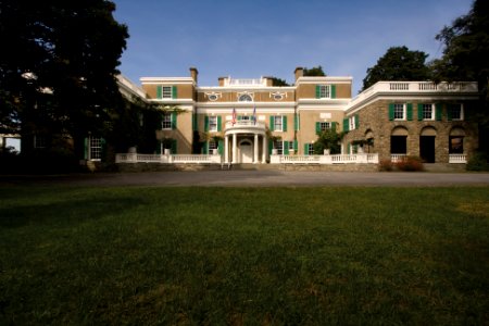 East facade of the President's house, Home of Franklin D. Roosevelt National Historic Site photo